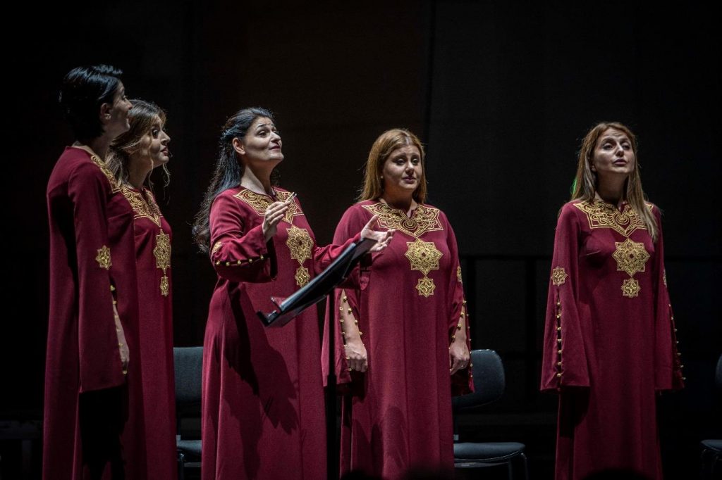 Der Geghard-Chor bei den Salzburger Festspielen 2022