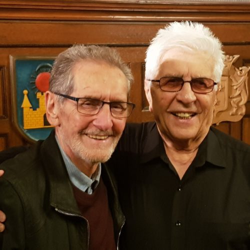 Elmar Ullrich, der Texter, und Robert Amirkhanyan, der Komponist der Lorscher Hymne